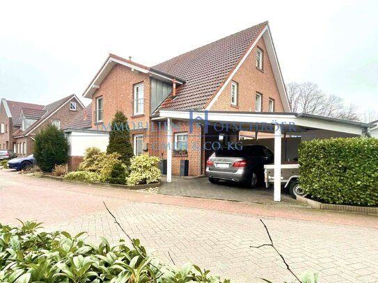 Attraktive Doppelhaushälfte mit ausgebautem Spitzboden und Carport in familienfreundlicher Lage von Lingen-Laxten!