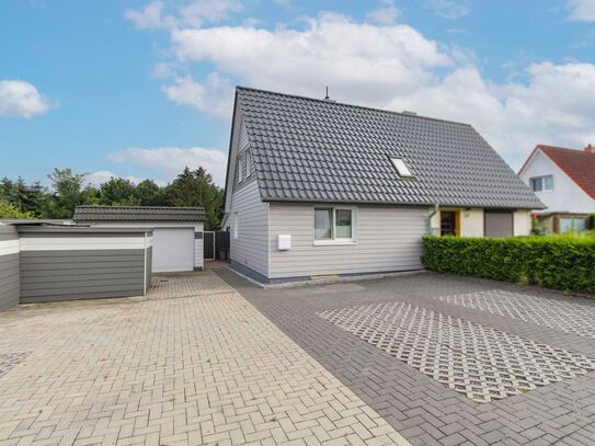 Wohntraum in Pönitz: Kernsanierte Doppelhaushälfte mit schönem Garten, 2 Terrassen und Garage