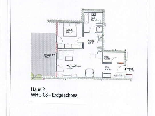 3 Zimmerwohnung in neuem Mehrfamilienhaus in Nagold!