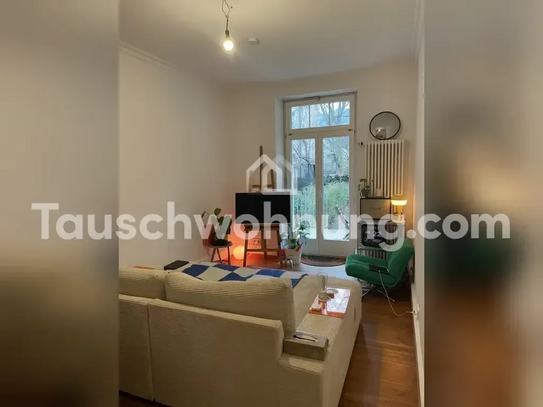 [TAUSCHWOHNUNG] Biete 3 Z. renovierter Altbautraum mit großem Balkon+Garten