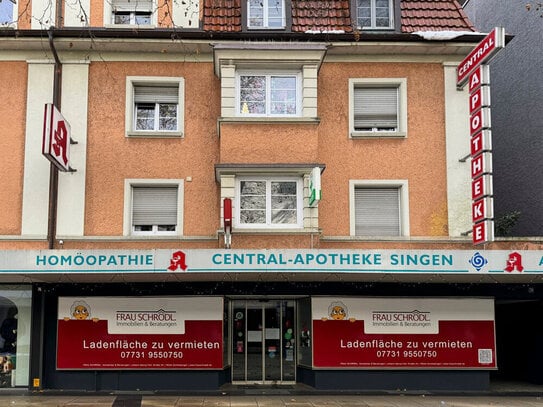 Ladengeschäft in 1A-Lage SINGEN zu vermieten