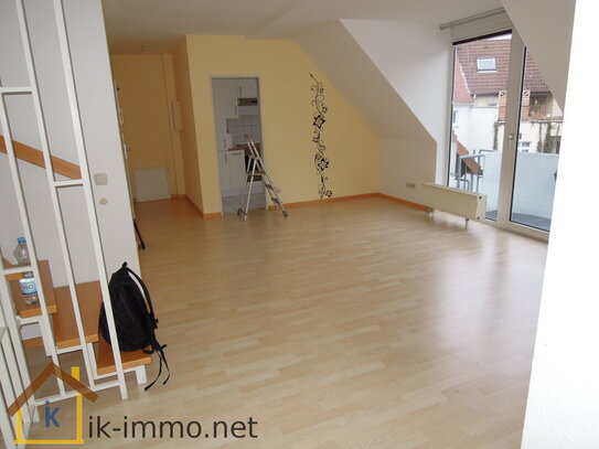 3 Zimmer-Maisonette-Wohnung mit Balkon und TG-Stellplatz in Hanau Stadtmitte