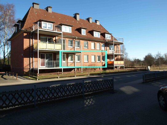 Schöne renovierte Wohnung ErdGesch. mit großem Balkon