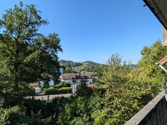 Vermietete 1-Zimmer-Wohnung mit herrlicher Aussicht, Balkon, Keller