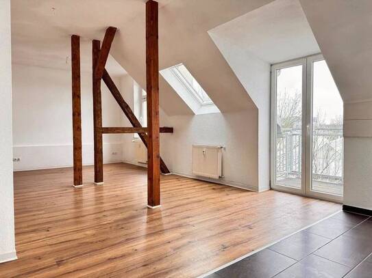 3,5 Raumwohnung mit Balkon im Dachgeschoss
