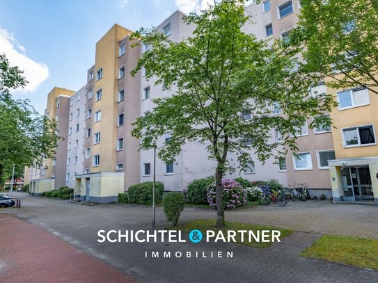 Bremen - Arbergen | Helle 3-Zimmer-Wohnung mit Balkon und Stellplatz in gut angebundener Lage