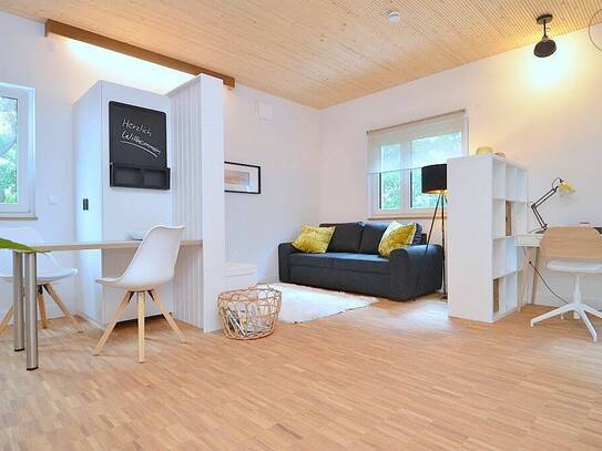 Top Angebot: Möbliertes Neubau- Apartment mit WLAN, Balkon und Stellplatz in St.-Johannis