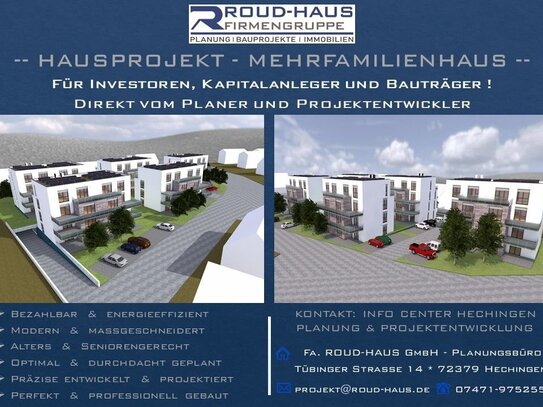 + EXKLUSIVES MEHRFAMILIENHAUS-PROJEKT! +