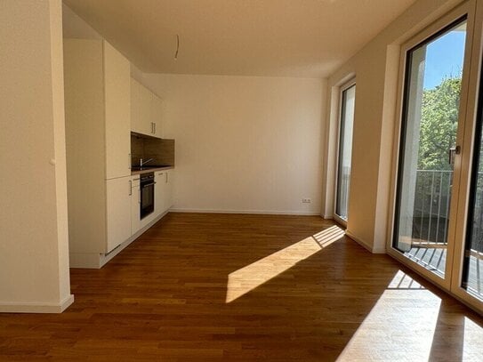 Erstvermietung moderner 2-Raum-Wohnung mit schickem Wannebad und Balkon