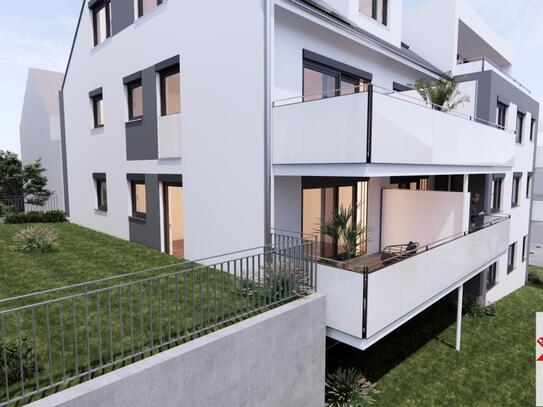 Familienglück! 4- Zimmerwohnung mit Gartenanteil und Balkon