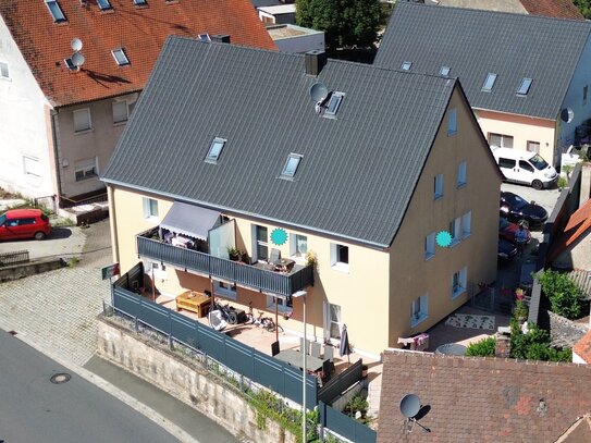 Drei-Zimmer-Wohnung im 1.Obergeschoss inkl. Kfz-Stellplatz in Aurachtal-Münchaurach