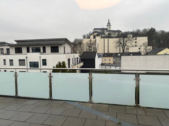 Zentrale Neubauwohnung mit Einbauküche und herrlicher Dachterrasse