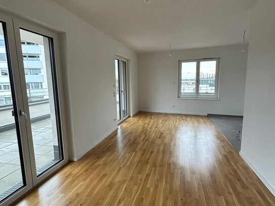 Betreutes Wohnen (BeWo) Seniorenwohnung. Neubau - Erstbezug. Moderne 3-Zimmer-Penthouse-Wohnung in Stadtnähe!