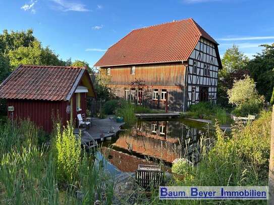 Liebevoll saniertes Bauernhaus mit Nebengebäuden für nachhaltiges und ruhiges Wohnen bei Göttingen