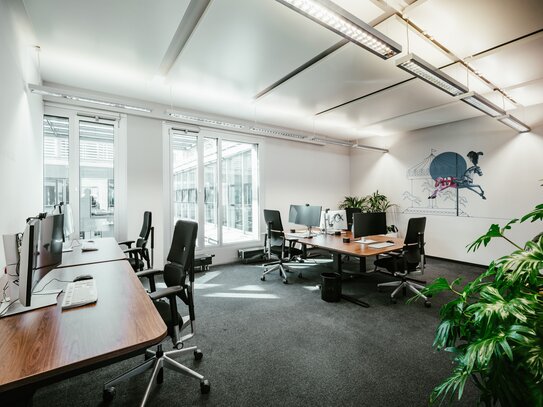 Abschließbares 5er Büro in Coworking Space