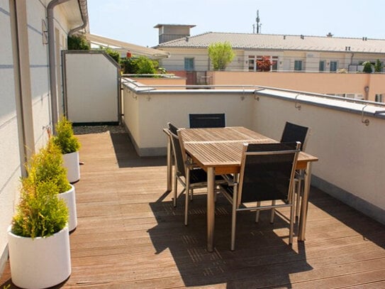 *** Penthouse-Wohnung*** mit großzügiger Dachterrasse in Südwestausrichtung im Herzen von Baldham