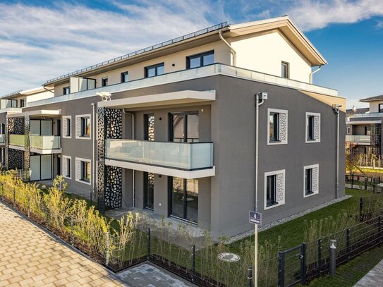 Bezugsfertig: Geräumiges Neubau-Reiheneckhaus mit Westdachterrasse in Putzbrunn