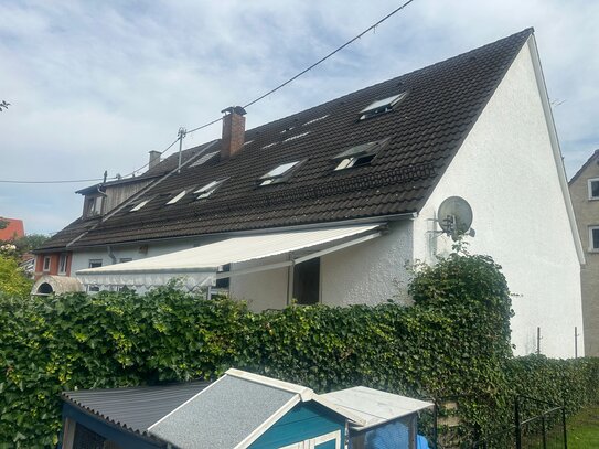 Große Maisonette Wohnung auf zwei Etagen mit Garage und Keller in Mittelbiberach