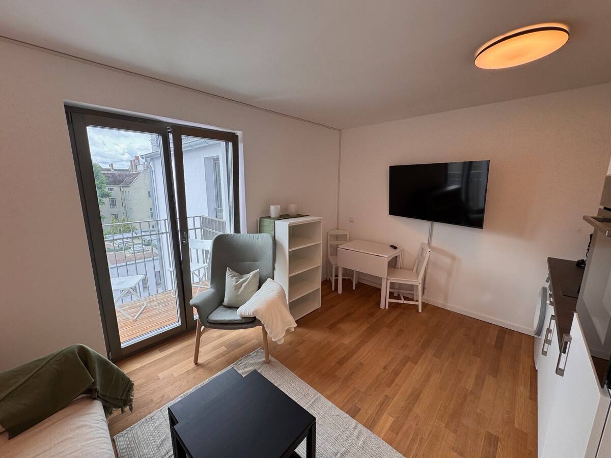 Weißensee: Berliner Allee: ZWEITBEZUG im NEUBAU - ab 15.08.26: 1-Zi-Whg, 23 m² - VHS 5. OG + BALKON - Foto 1