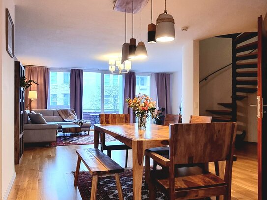 Vollmöblierte 4-Zimmer-Maisonette-Wohnung in Berlin Humboldthain