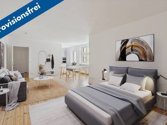 .PROVISIONSFREI! ERSTBEZUG NACH SANIERUNG, große 1-Zimmer-Wohnung unweit der Wilmersdorfer Str.! .