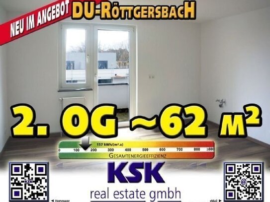 2 Zimmer-Wohnung mit Balkon in ruhiger Lage, DU-Röttergsbach