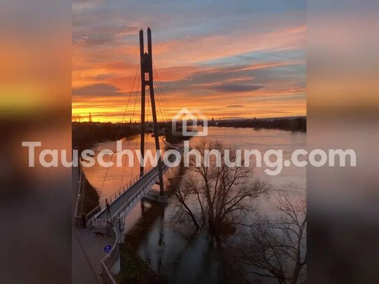 [TAUSCHWOHNUNG] Wunderschöner Elbblick, helle Maisonettewohnung