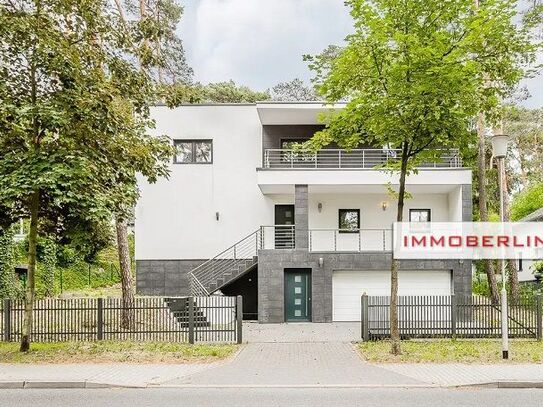 IMMOBERLIN.DE - Exzellentes Einfamilienhaus mit Sonnenterrassen, Balkon & Garage in sehr familiärer Lage