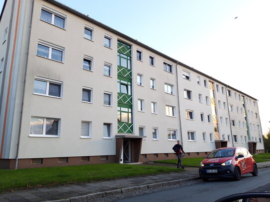 3-Raumwohnung mit Balkon und Blick ins Jahnatal