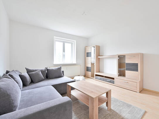 2-Raum-Wohnung in Chemnitz Markersdorf - Teilmöbliert *Mit Gartennutzung*