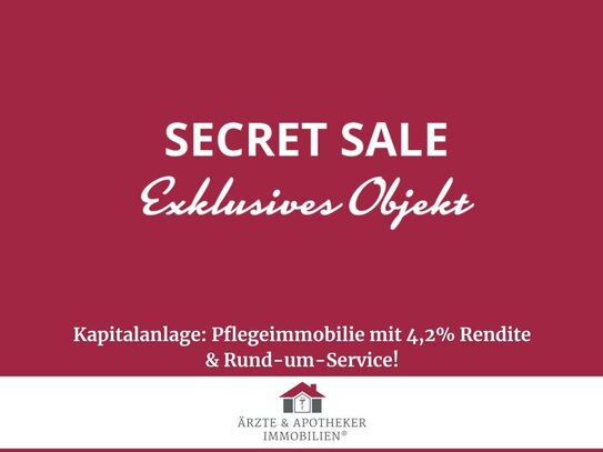 Kapitalanlage: Pflegeimmobilie mit 4,2% Rendite & Rund-um-Service!