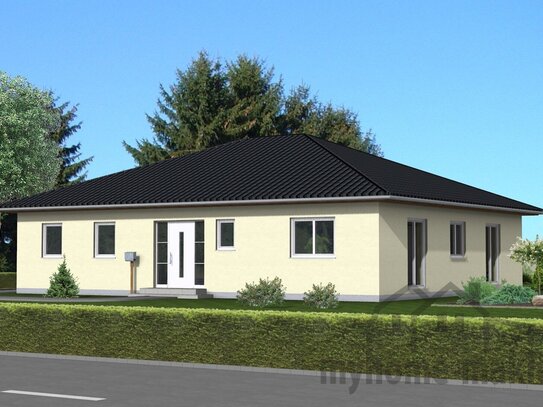 Ein neues Bungalow mit voller Fantasie, mit neuen Formen und Farben in Oberasbach / Petershöhe