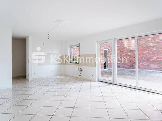 Tolle 2-Zimmer-Wohnung mit Terrasse und Balkon in Niederpleis!