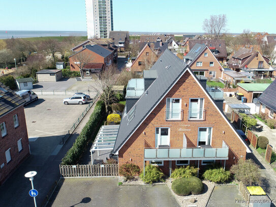 Moderne, stilvoll eingerichtete 3-Zimmer-Wohnung mit Balkon in direkter Strandnähe zu verkaufen