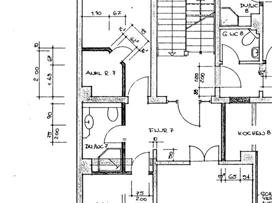 Weinbergstraße 20 - große Zweiraumwohnung im 2.OG