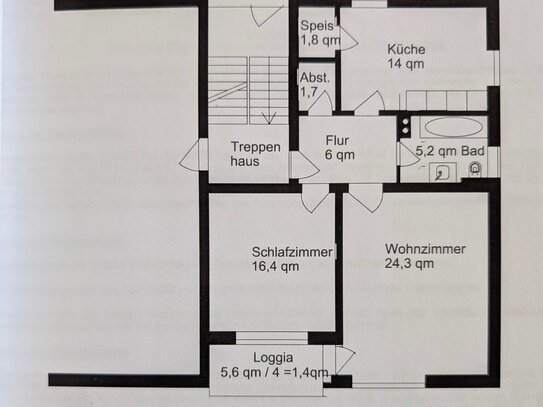 Attraktive 2-Zimmer-Erdgeschosswohnung mit Einbauküche in Gilching