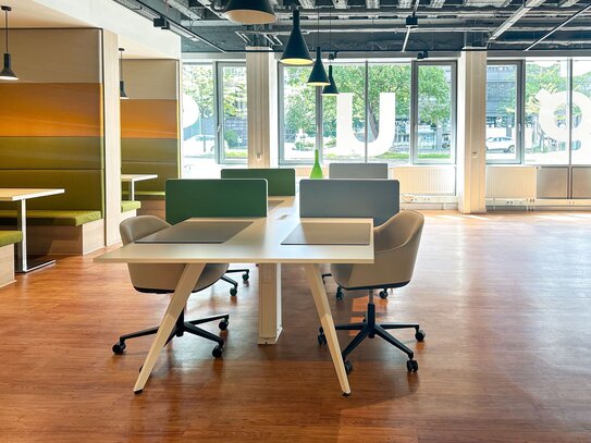 Coworking-Bereich in Regus Friedrichstrasse