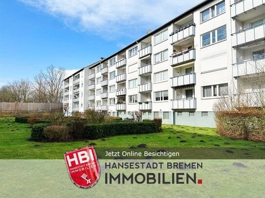 Huchting / Helle 2-Zimmer-Wohnung mit großem Balkon Nähe Sodenmattsee