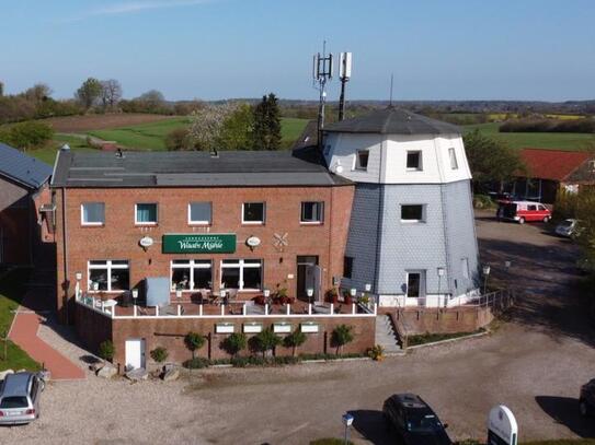 Etablierter "Landgasthof Waabs Mühle" mit Hotel, Restaurant, Klubraum und Mühlensaal sucht Nachfolge