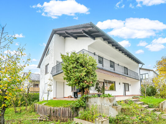 Ansehnliches Einfamilienhaus mit Garage und Garten in Karlstadt zvk., Bj 1977, ca. 204m² Wfl.