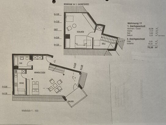 Freundliche Maisonette Wohnung in Zwingenberg