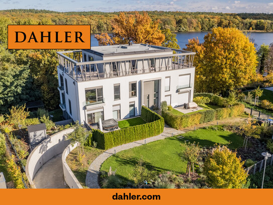 Exklusive Gartenwohnung mit hochwertiger Möblierung im Architektenensemble am Ufer des Jungfernsees