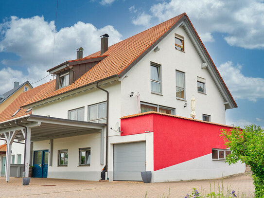 Wohnen auf traumhaften Anwesen! Exklusive Doppelhaushälfte in Wüstenrot Schweizerhof