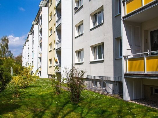 3-Raum Wohnung mit Balkon und Blick ins Grüne!!!