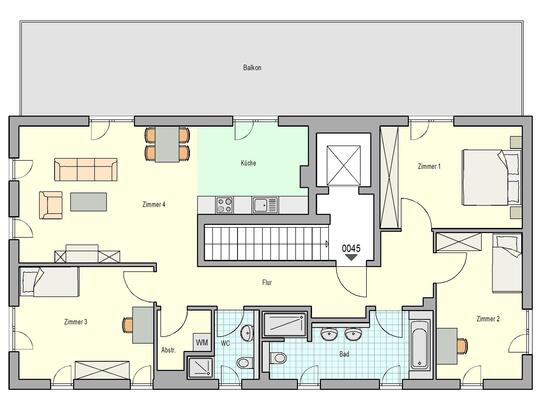 Hochwertige Penthouse-Wohnung in Giengen