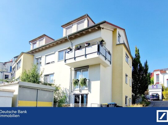 Reizende Dreizimmerwohnung mit Süd-Balkon und Stellplatz in begehrter Lage in Marbach