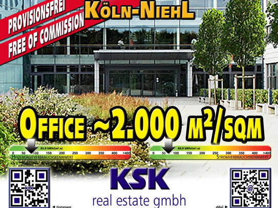 Autarke, moderne Büroetage 2.000 m²/sqm Self-sufficient, modern office floor