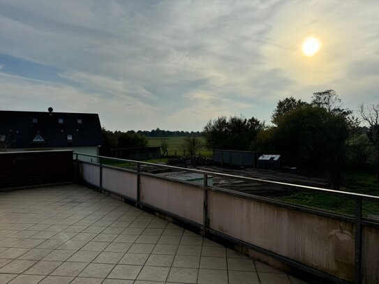 Vier - Raumwohnung in Arendsee mit 30m² großer Dachterrasse.