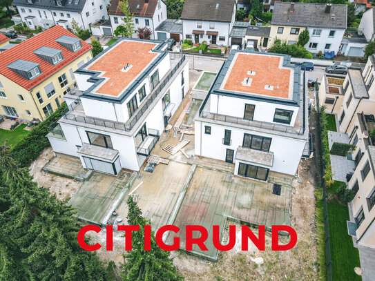 Obermenzing - Exklusive Maisonette mit Stadthauscharakter und großem, sonnigem Garten - Erstbezug!