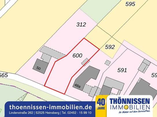 Baugrundstück inkl. Baugenehmigung in Heinsberg-Karken